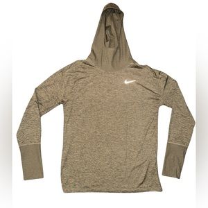 Nike Dri Fit Long Sleeve Running Top with Hood